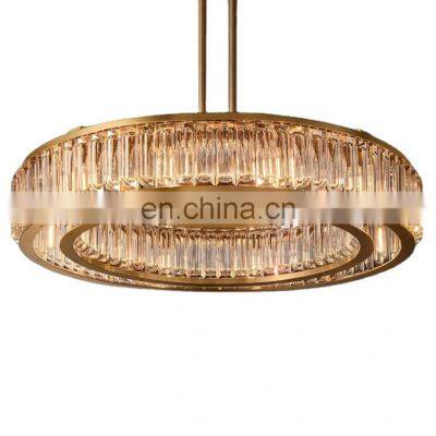 Modern hanging lamp  lighting led decorative ring brass chandelier ceiling light bedroom living dining room table