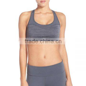 Ladies sport bra fitness plain sport bra women