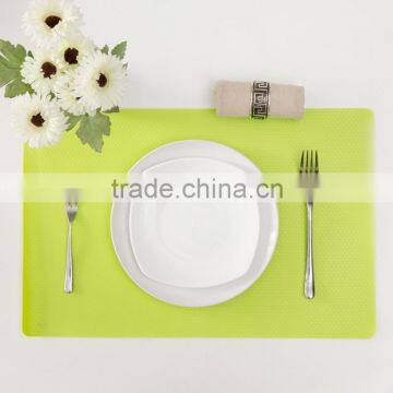heat insulation perfect protect dining table/plastic /hotel meal /dish mat for kids