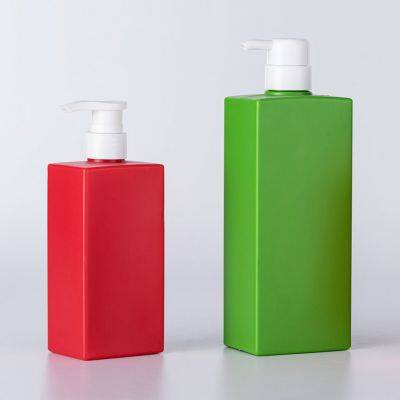 empty 500ml custom color plastic bottle with pump for shampoo