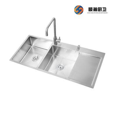 Single Step Stainless Steel Sink With Plate  Kitchen Sinks