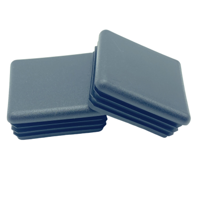 Tapa de inserción para agujeros de tubería cuadrada de 120/120 mm. Tapón de extremo de tubo cuadrado de plástico de 50mmx50mm y 25mmx25mm