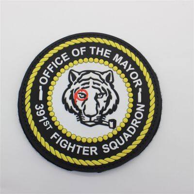 Custom PVC rubber velcro morale patches with your own design