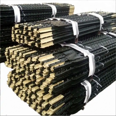 Pilar de cerca T em metal resistente à corrosão e durável para cercas