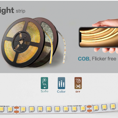 Light Strip/COB Light Strip With Super Bright LED（Wechat:13510231336）