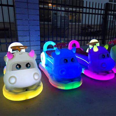 a Money - Making Tool for Street Vending in the Square: Children's Square Cars, Glowing Cars, Double - Seat Night - Light Cars photo-2