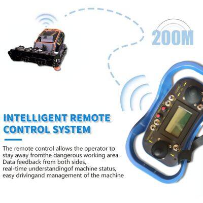 Remote Control Self Propelled 4-Stroke Flail Mower MTSK1000 EPA Euro5 Gasoline RC Lawn Mower 1000mm Cutting Width photo-6