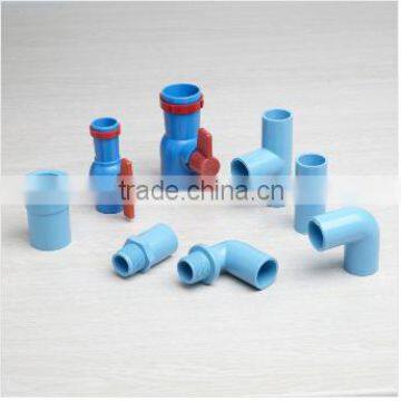 JIS standard Thailand market PVC-U pipe and fittings (BLUE colour )