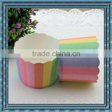 Disposable Eco friendly stocked biodegradable cup cake mould