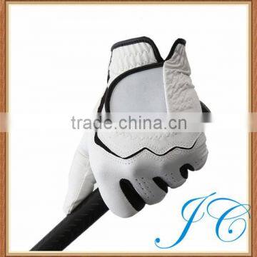 Most fashionable custom made half finger golf gloves made of leather