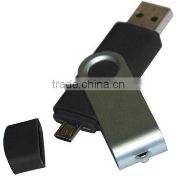 Bulk from manufacturer otg usb flash drive with free custom LOGO