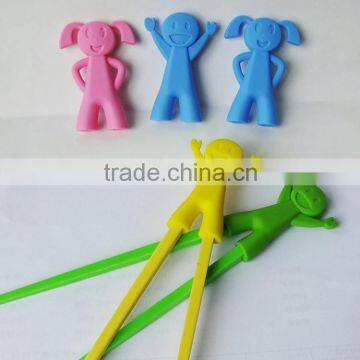 2015 Hot Selling Silicone Chopsticks for Kids /spoon Holder for Children /silicon Chopstick in Stock Quality Choice photo-3