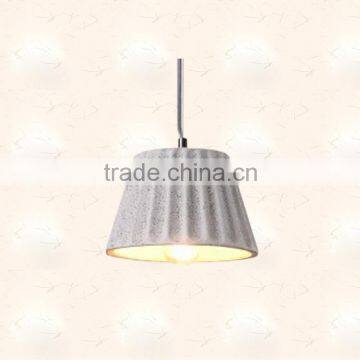 HR-88332015New arrival concrete light gesso cement cement pendant lamp ceiling lighting