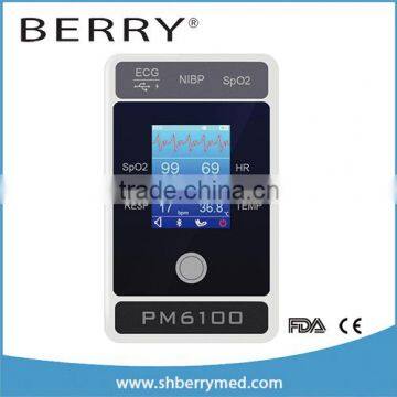 Blood pressure monitor Bluetooth Household 6 Parameters Patient Monitor