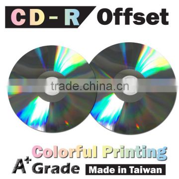 Offset Printing CD Virgin, bulk blank cd, silver cd-r