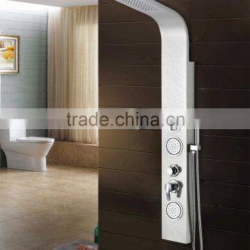 White Color Shower Panel and Shower Column Ceramic Cartridge Shower