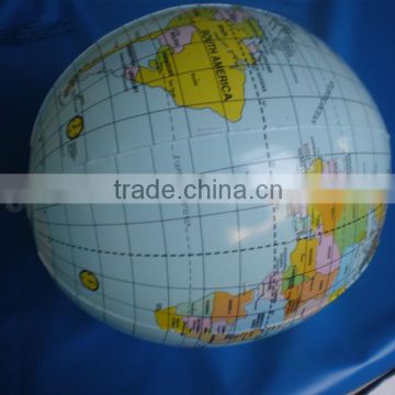 pvc inflatable globe ball with a hook