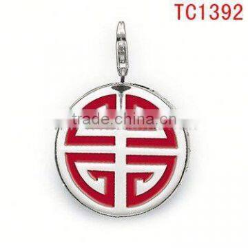 TC1392 red attractive new product wholesale direct buy china popular pendant&charm