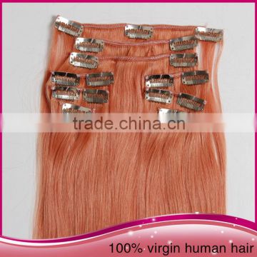 Alibaba Wholesale Clip In Hair Extension Real Peru Human Hair Clip In Extension