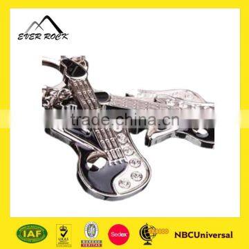 Hot Selling Custom Made Souvenir Customized Guitar Metal Keychain