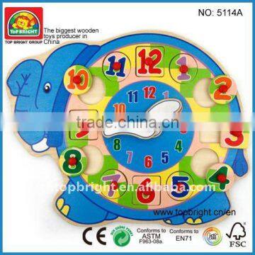 baby clock toy conform to EN71 ASTM