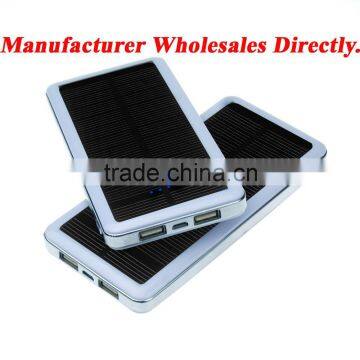 Wholesales High Capacity 20000mAh Solar Charger Portable Solar Power Bank For All Mobile Phone