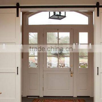 Classical Double Sliding Barn Wood Door Hardware Sliding Track Fittings
