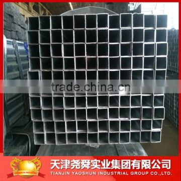 50x50mm square pregalvanized steel hollow section tube pipe manufacture