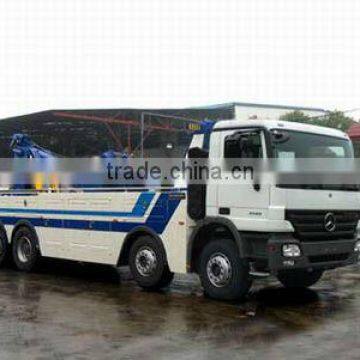 Mercedes Benz 8*4 platform road wrecker truck