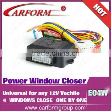 Universal car power window closer with 2 and 4 window close open one by one