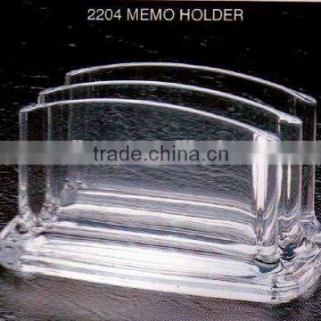 ACRYLIC MEMO HOLDER
