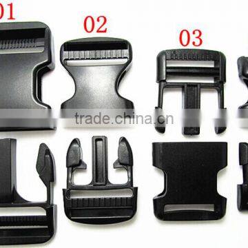 Black Plastic Regulating Buckle High Cost Performance Plastic Buckle for Bags&Belt in Different Sizes photo-3
