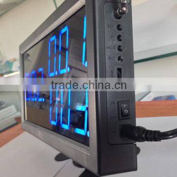 Wireless Waiter Call System for Restaurant With K-4-C-Blue Led Digital Receiver and K-M Table Button for Customer photo-4