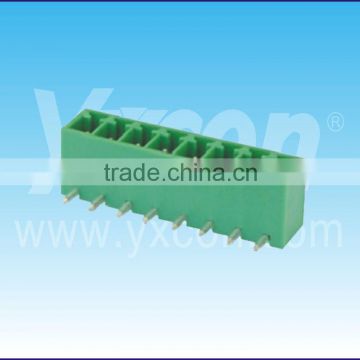 Dongguan Yxcon high quality pitch 3.5mm bending pluggable Terminal Block