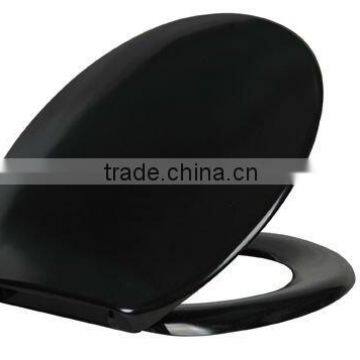 black toilet seat cover
