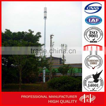 HDG Steel Monopole Mobile Cell Phone Tower Tubular Telescopic Telecommunication Pole