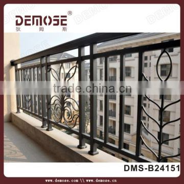 wrought iron balcony balustrade and fence post