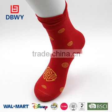 2015!Latest! Fashion Cotton Red Christmas Sock of China Manufacturer!