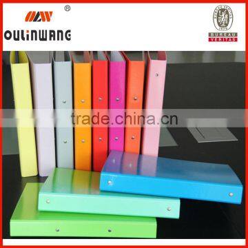 Colorful ring binders for school