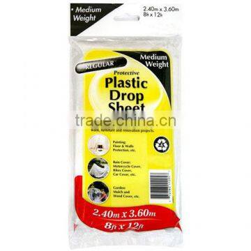 Heavy Weight Protective Plastic Drop Sheet 2.40M X3.60M