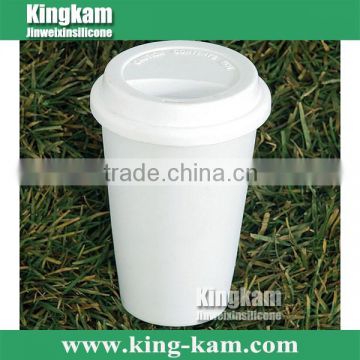 Colorful silicone ceramic coffee cup lids suitable for cups in dia 9 cm                        
                                                Quality Choice