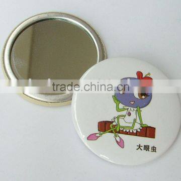 Popular promotional gifts High quality tin pocket mirror