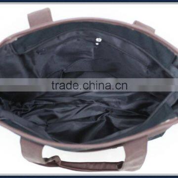 Fashion Cotton Handbags With PU Handle photo-4