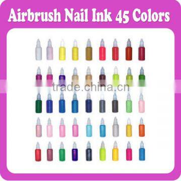 45 Colors 30ml/bottle Airbrush Nail Ink