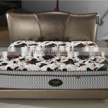 2015 Top quality bonnell spring mattress with knitting fabric MD058