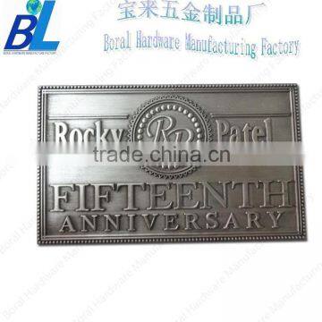3M backing antique anniversary metal souvenir tags