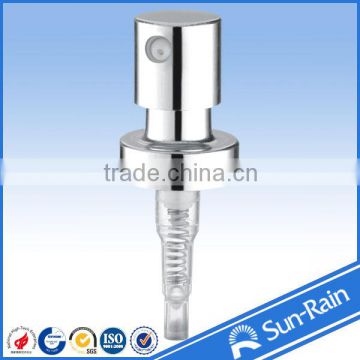 Aluminium perfume sprayer cosmetics bottles crimp pump