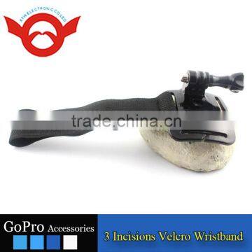 3 Incisions Nylon Button Wrist Band for Gopro Hero 2/3/3+/4/4 Session Camera Accessory photo-3