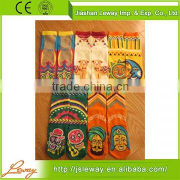 Wholesale girl knit crazy athlete sock