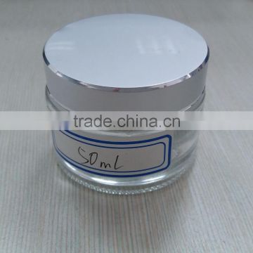 50g Clear Glass Cream Jar